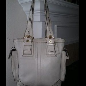 RARE ~ Coach Mia X-Large Tote, Ivory